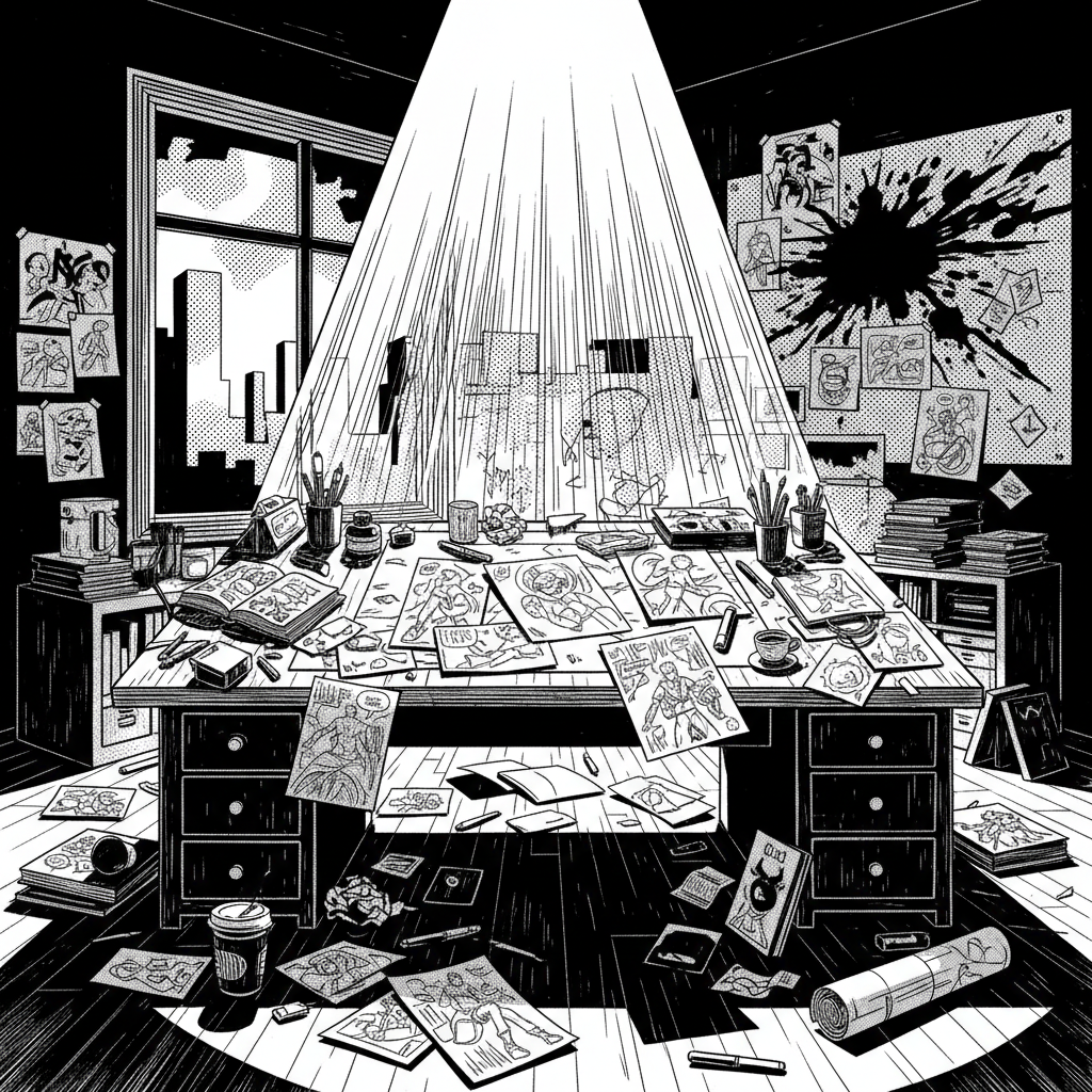 Cómic: Evita los 3 bloqueos visuales que frenan tu creatividad