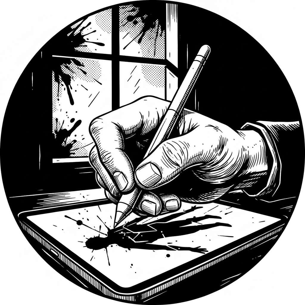 Palette de couleurs harmonieuse disposée en cercle chromatique sur un bureau d'artiste numérique