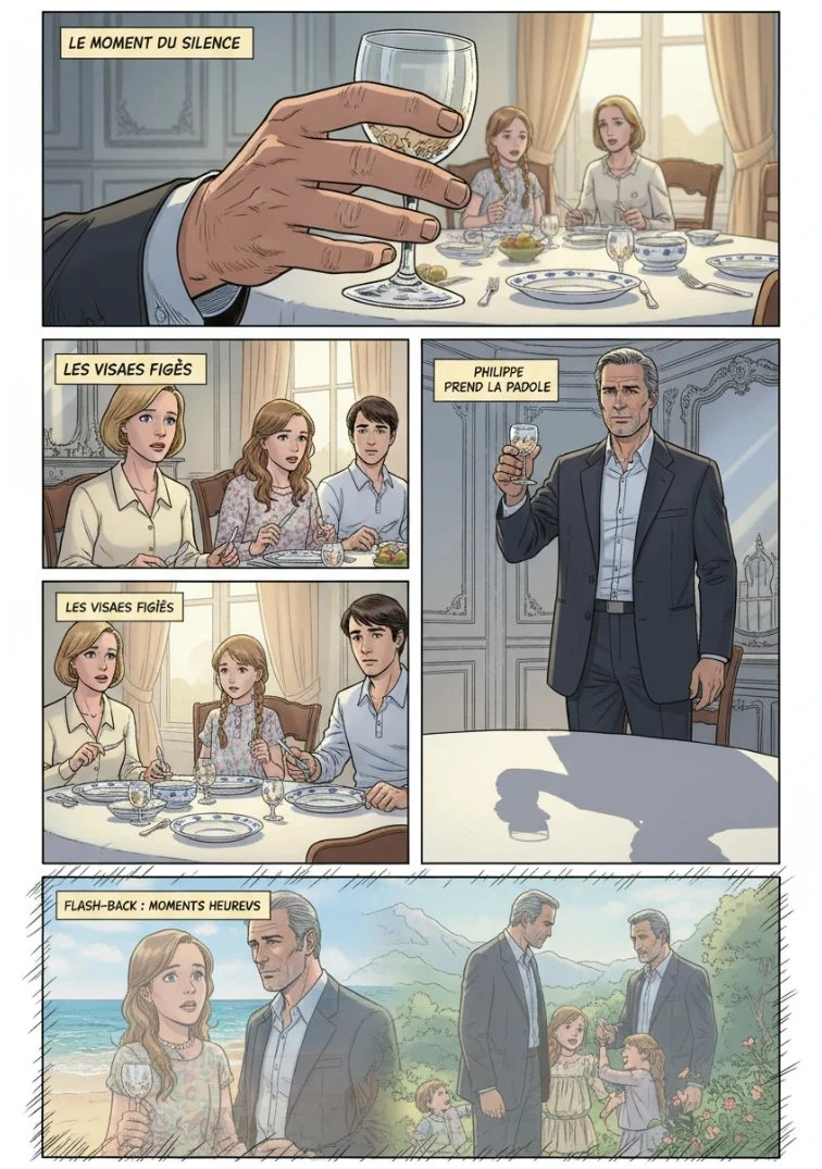 LE DEUIL ET L'ÉTINCELLE — Repas de famille - Maison de Catherine (Dijon) - Page 1