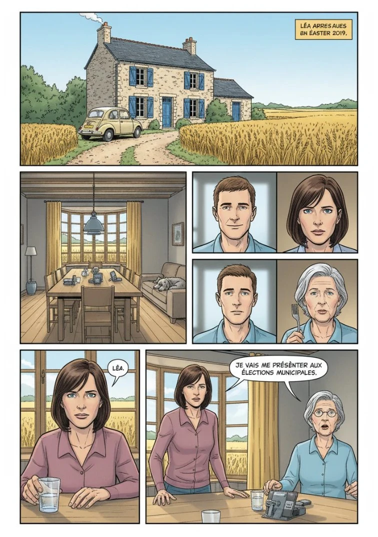 LE DEUIL ET L'ÉTINCELLE — Maison de Louise aux Cornailles - Beauce - Page 1