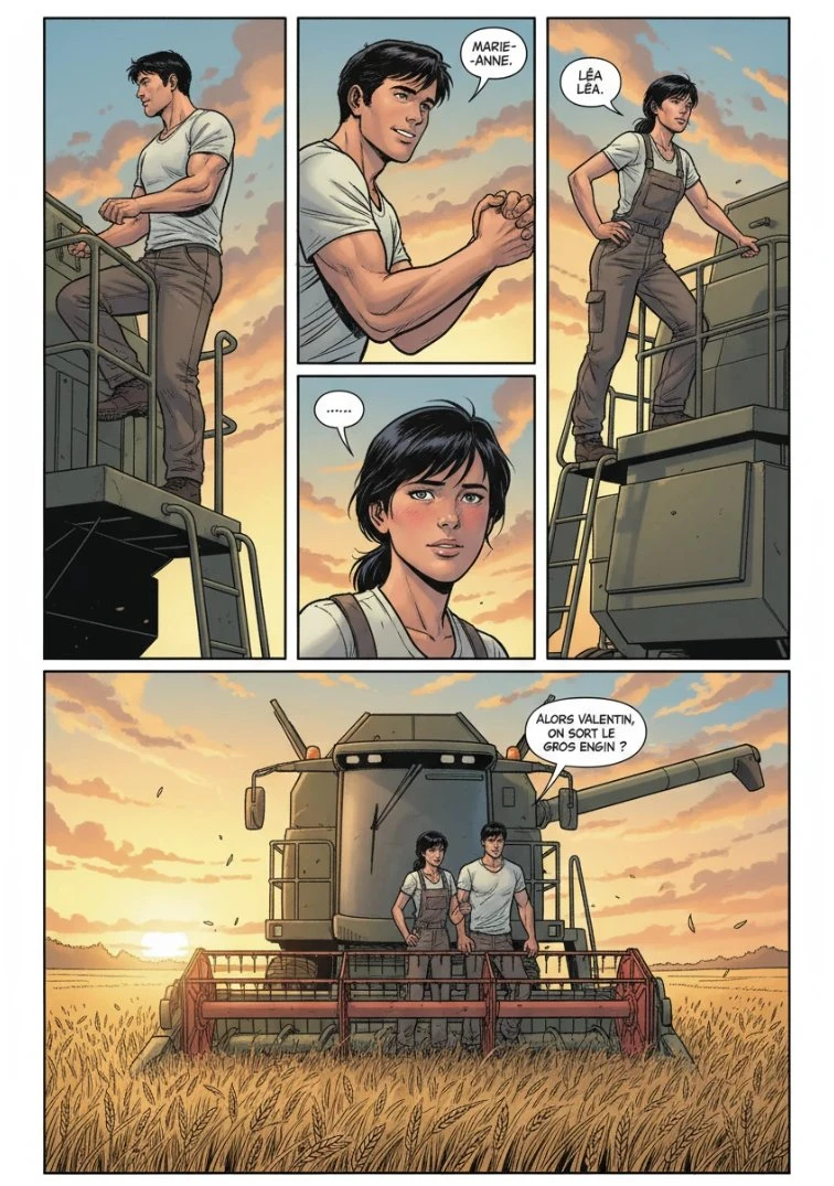 LA CAMPAGNE - DEUXIÈME MOITIÉ — Maison de Louise - Été 2019, moissonneuse-batteuse de Valentin - Page 2