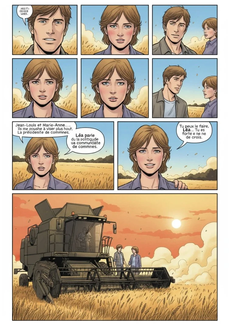 LA CAMPAGNE - DEUXIÈME MOITIÉ — Maison de Louise - Été 2019, moissonneuse-batteuse de Valentin - Page 3