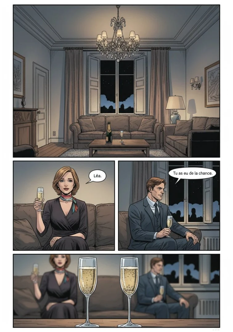 L'ÉLECTION ET L'APRÈS — Maison de Louise - Soir de l'élection - Page 1