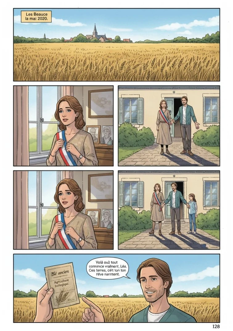L'ÉLECTION ET L'APRÈS — Maison de Louise et Beauce - Nouveau monde - Page 1