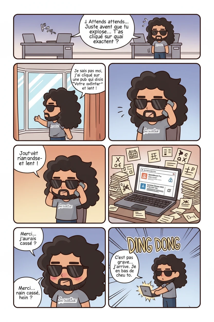 Petit frère est devenu grand : Le Manuel de Survie Tech d'Ayoub — L'Appartement d'Ayoub - Le Chaos Numérique - Page 2