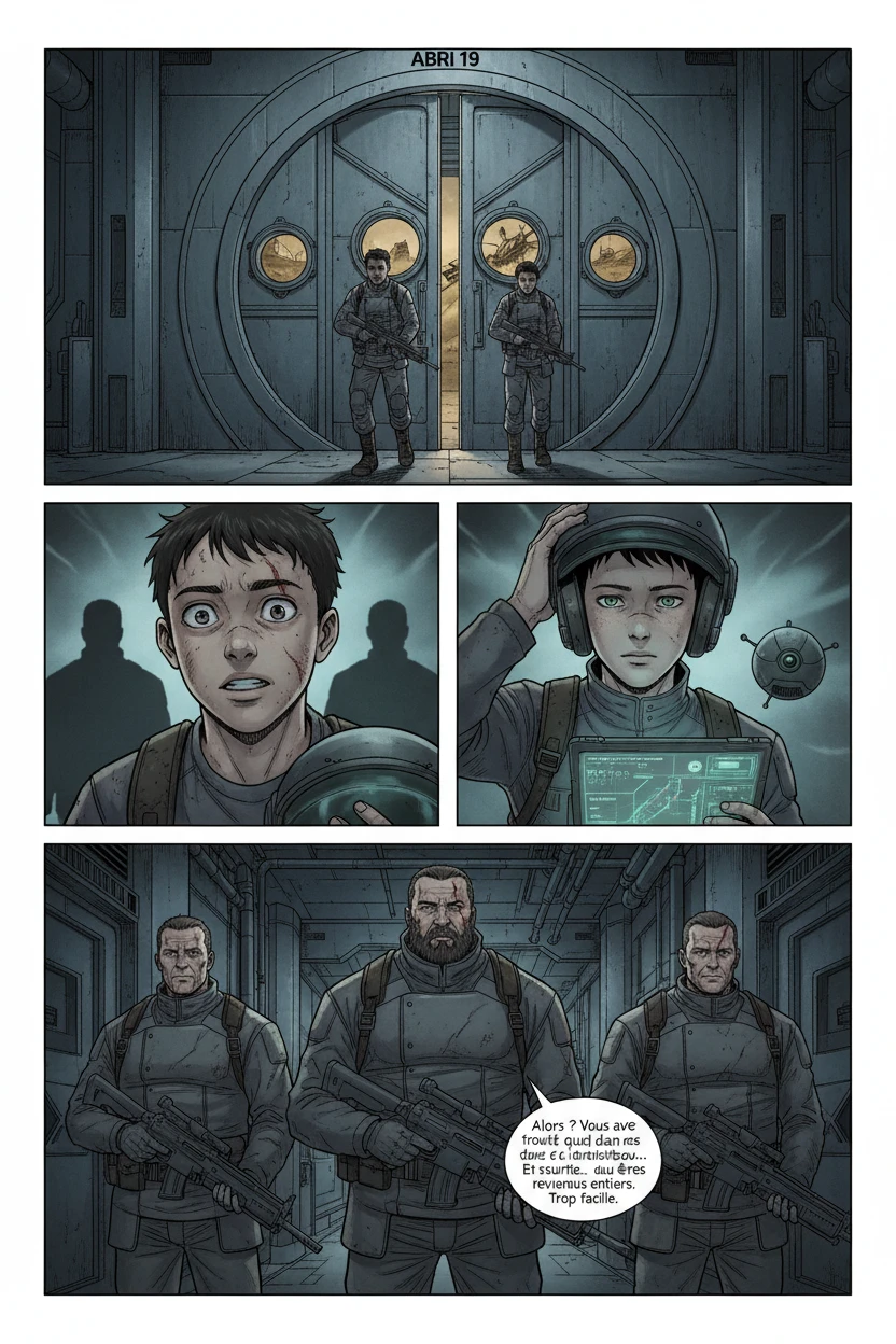 L'Équilibre Fragile — Extérieur - Carcasse de machine - Page 1