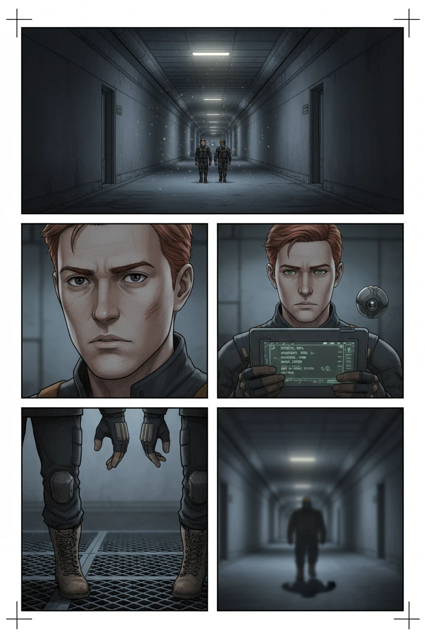 L'Équilibre Fragile — Abri 19 - Couloir désert - Page 1