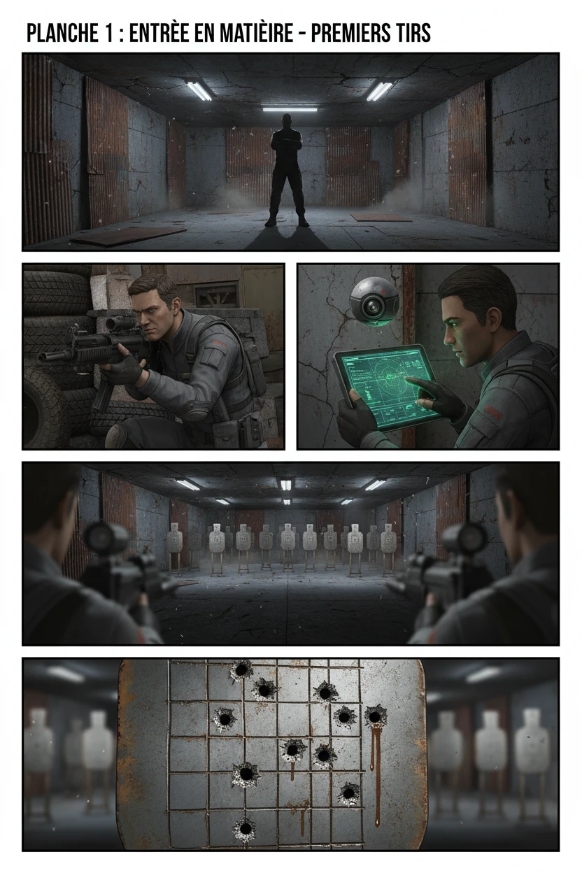 Le Territoire Rouge — Abri 19 - Salle d'entraînement - Page 1