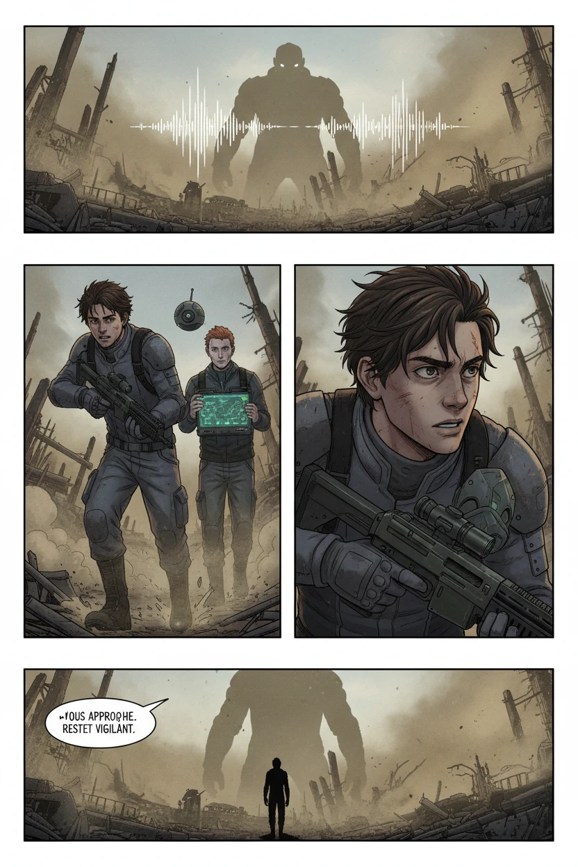 Le Territoire Rouge — Extérieur - Champ de débris - Page 1