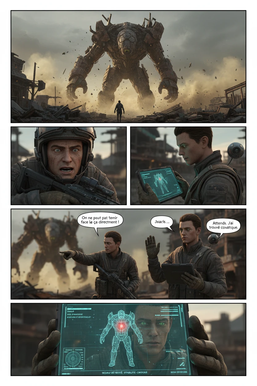 Le Cœur du Titan — Extérieur - Explosion du Titan - Page 1