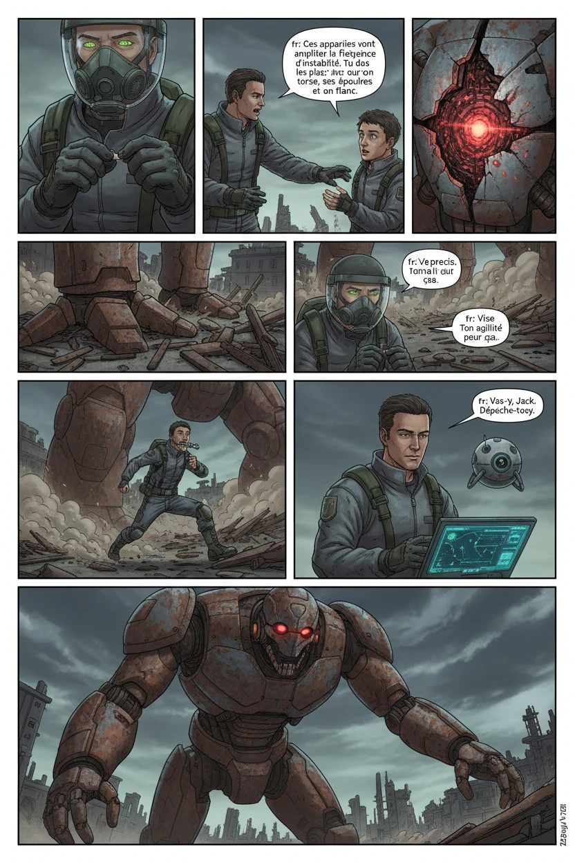 Le Cœur du Titan — Extérieur - Explosion du Titan - Page 2