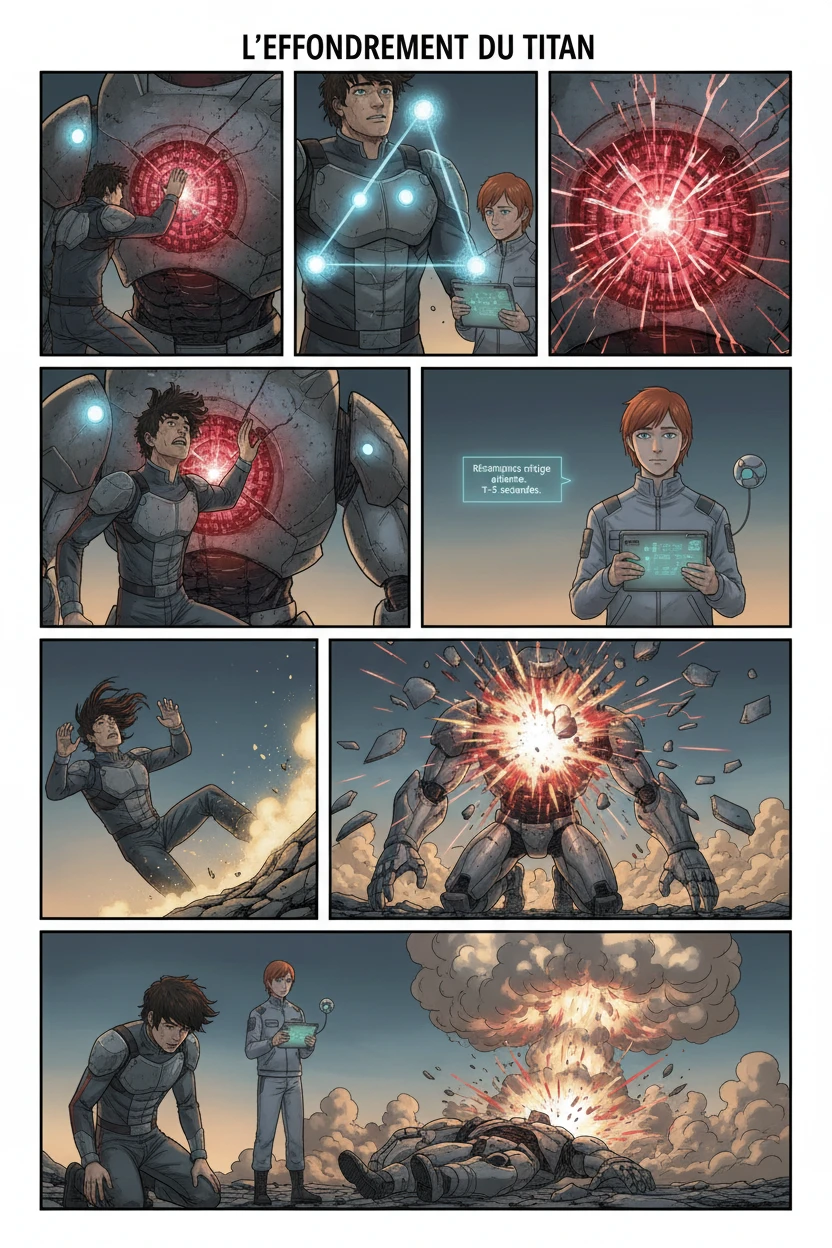 Le Cœur du Titan — Extérieur - Explosion du Titan - Page 4