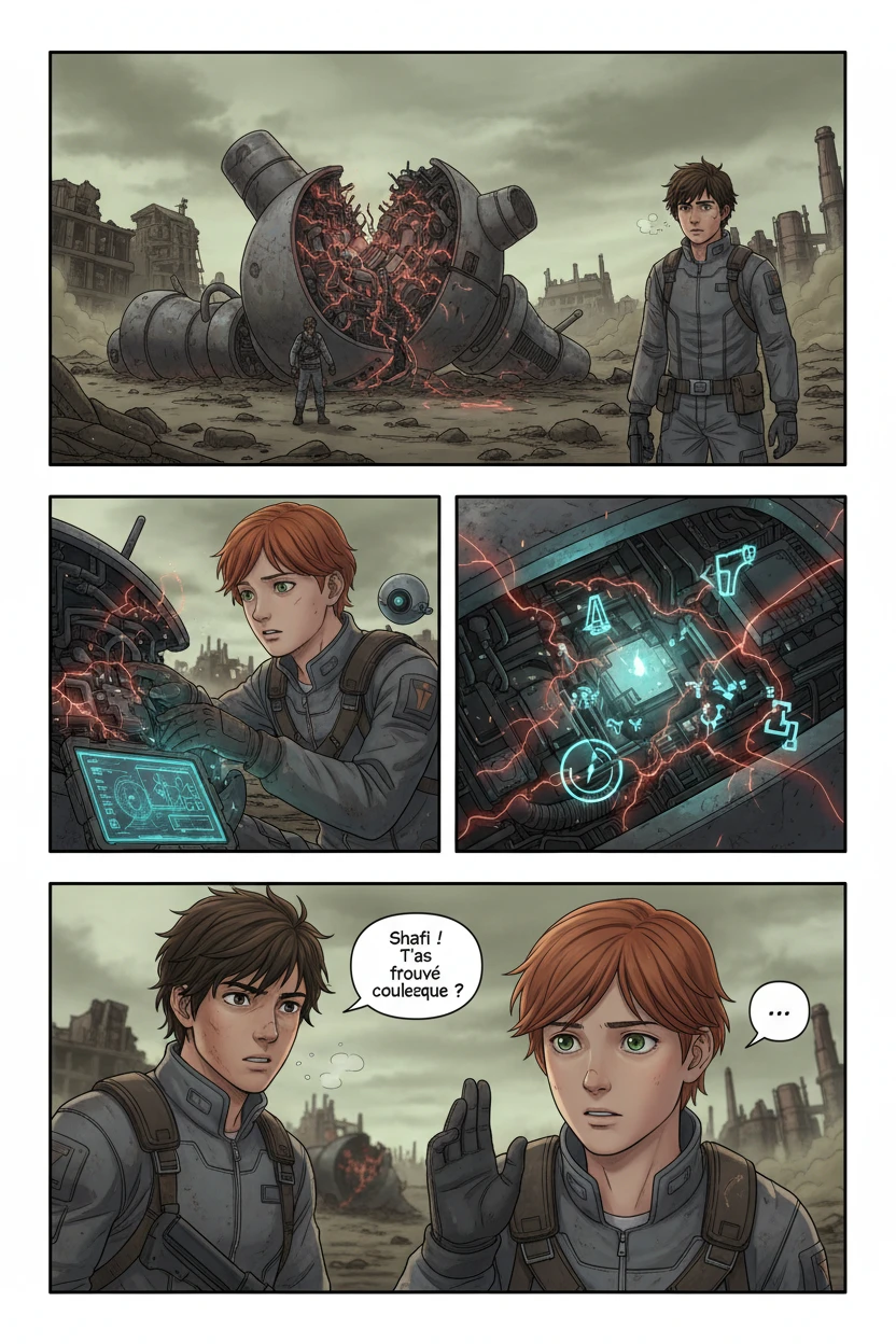 Les Échos du Passé — Extérieur - Après l'explosion - Page 1