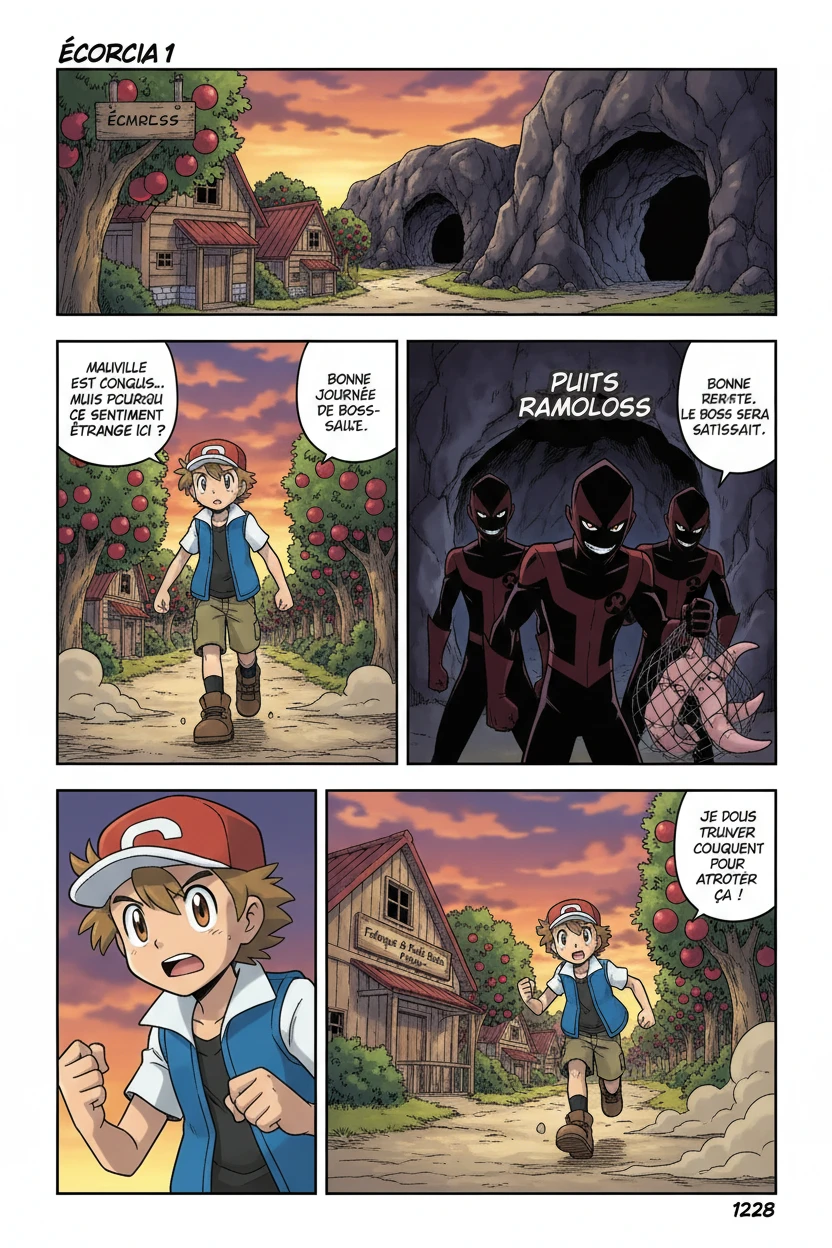 Le Mystère d'Écorcia — Écorcia - Village et Puits Ramoloss - Page 1