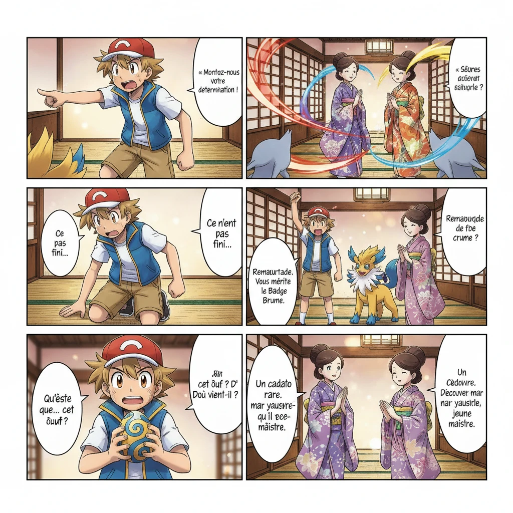 Les Secrets de Johto Central — Rosalia - Dojo des Sœurs Kimono - Page 2