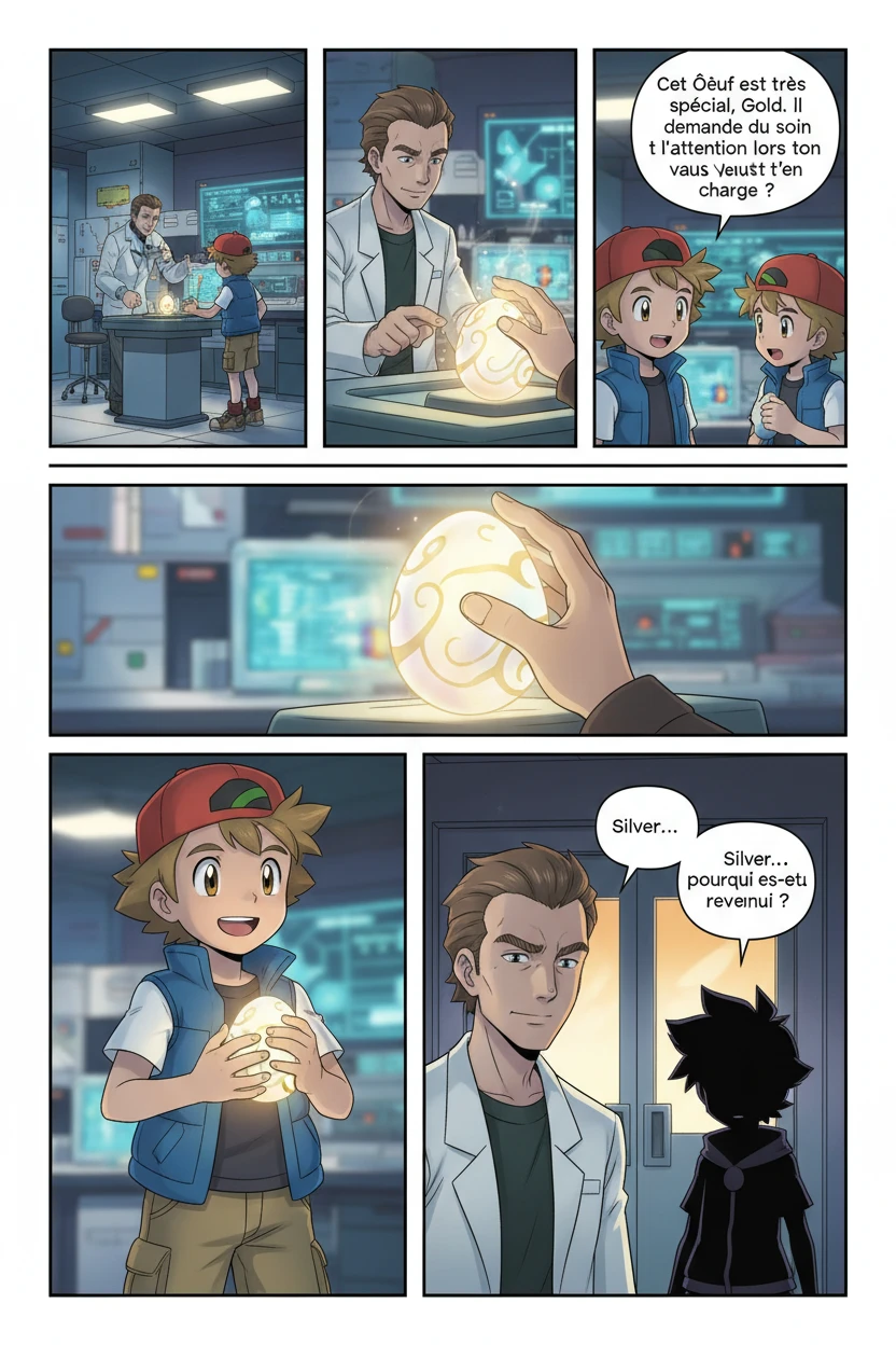 Les Premiers Pas du Dresseur — Bourg Geon - Laboratoire du Professeur Orme - Page 2