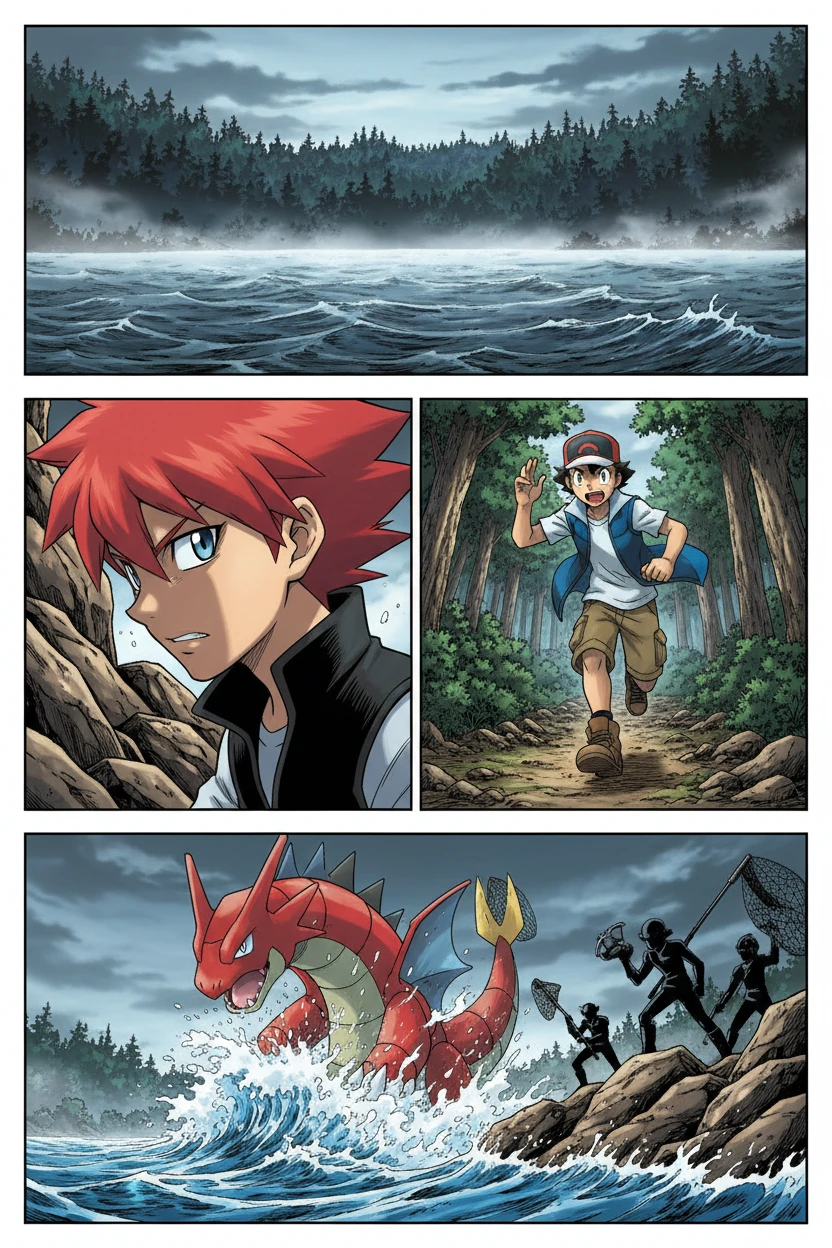 La Menace Team Rocket Resurgit — Lac Colère - Page 1