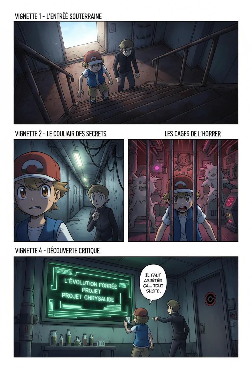 La Menace Team Rocket Resurgit — Repaire de la Team Rocket à Acajou - Page 1