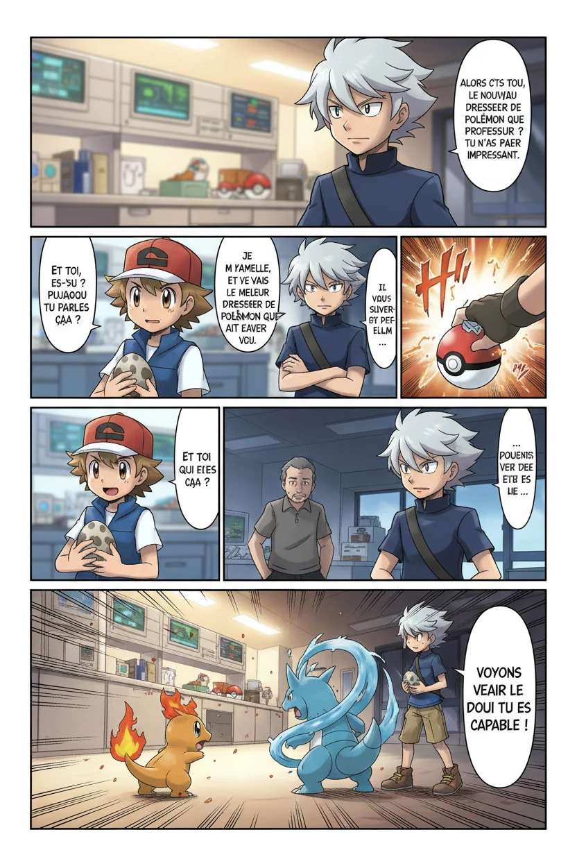 Les Premiers Pas du Dresseur — Bourg Geon - Laboratoire du Professeur Orme - Page 3