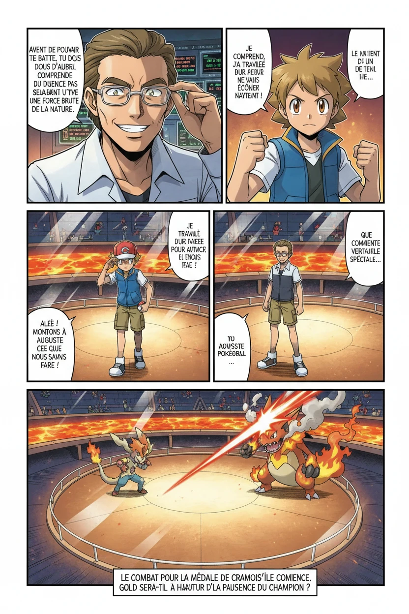 L'Ultime Défi du Mont Argenté — Kanto - Cramois'Île - Arène et Laboratoire - Page 2