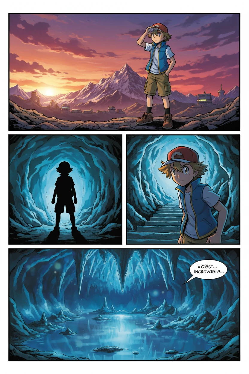 L'Ultime Défi du Mont Argenté — Kanto - Grotte Azurée - Page 1