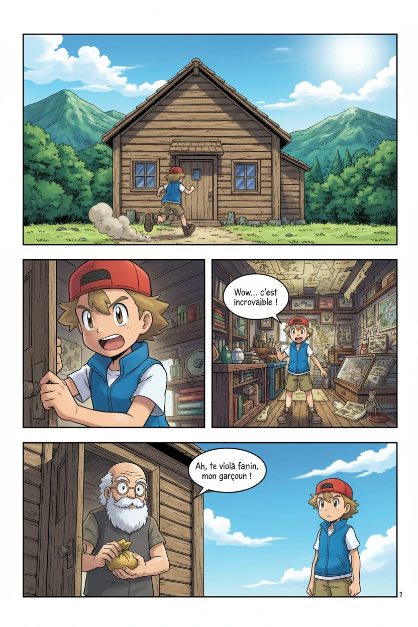 Les Premiers Pas du Dresseur — Maison de M. Pokémon - Page 1
