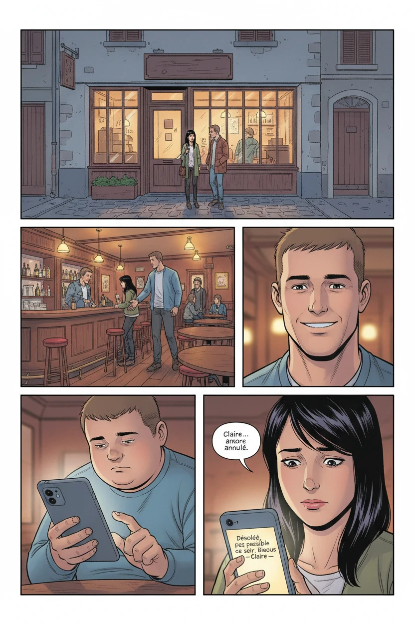 LE DEUIL ET L'ÉTINCELLE — Café des Cornailles - Anniversaire de Léa - Page 1