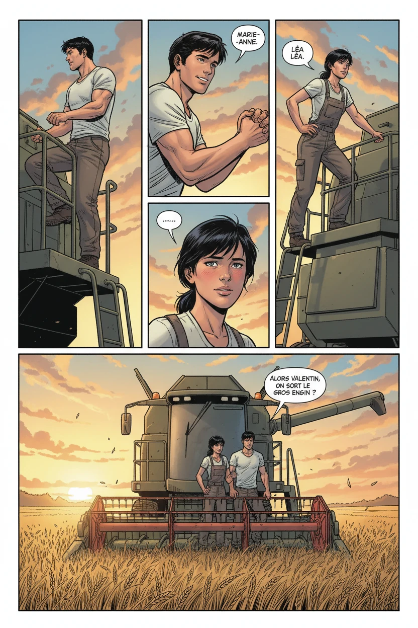 LA CAMPAGNE - DEUXIÈME MOITIÉ — Maison de Louise - Été 2019, moissonneuse-batteuse de Valentin - Page 2