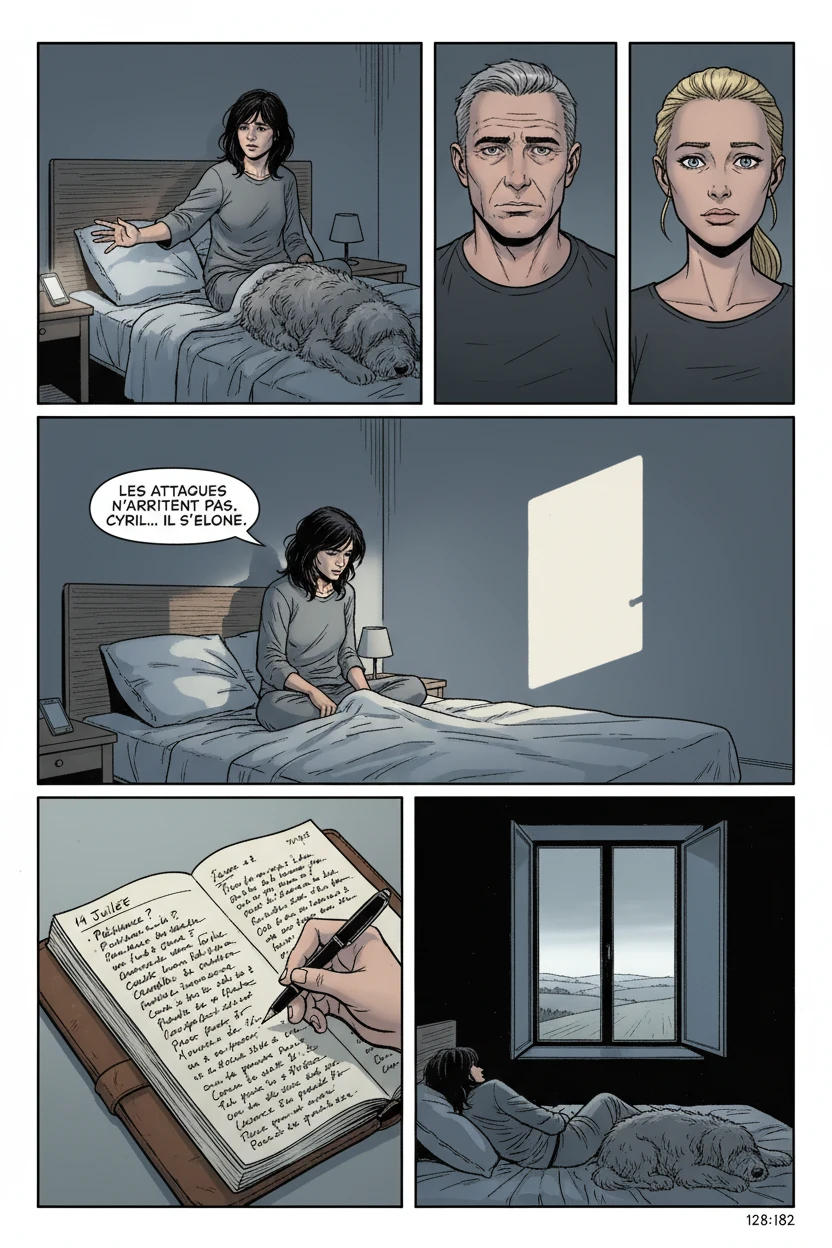 LA CAMPAGNE - DEUXIÈME MOITIÉ — Maison de Louise - Chambre, nuit avant le vote - Page 2