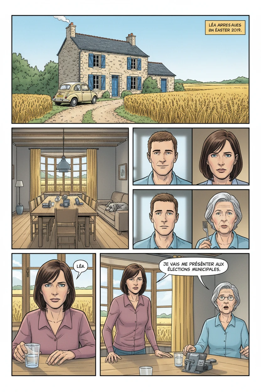 LE DEUIL ET L'ÉTINCELLE — Maison de Louise aux Cornailles - Beauce - Page 1