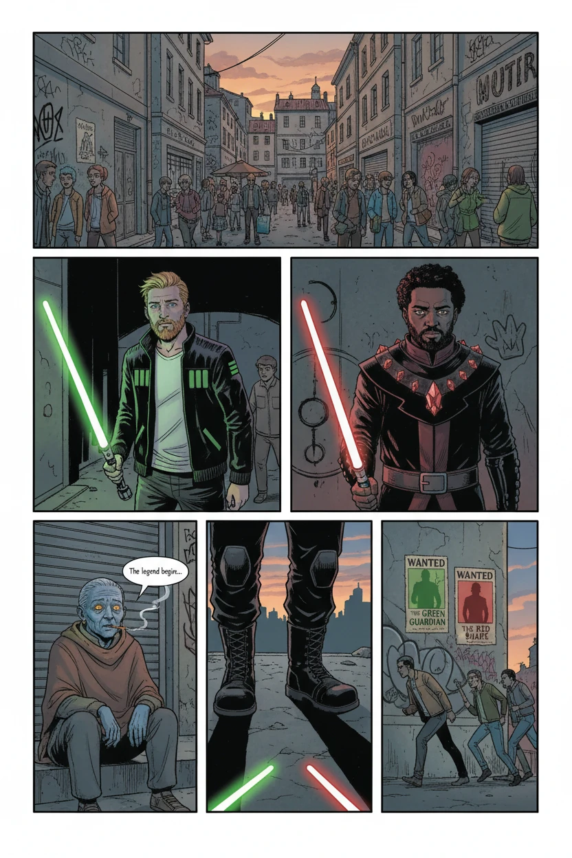 Deux Chemins, Deux Lumières — Les Rues de la 94 : Légendes Urbaines - Page 1