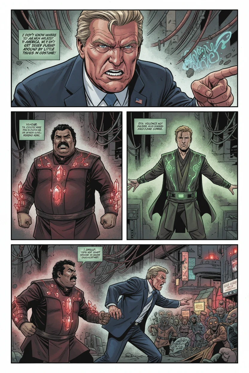 L'Affrontement aux Bas-Niveaux de Coruscant — Ruelle Souterraine Congestionnée - Page 2