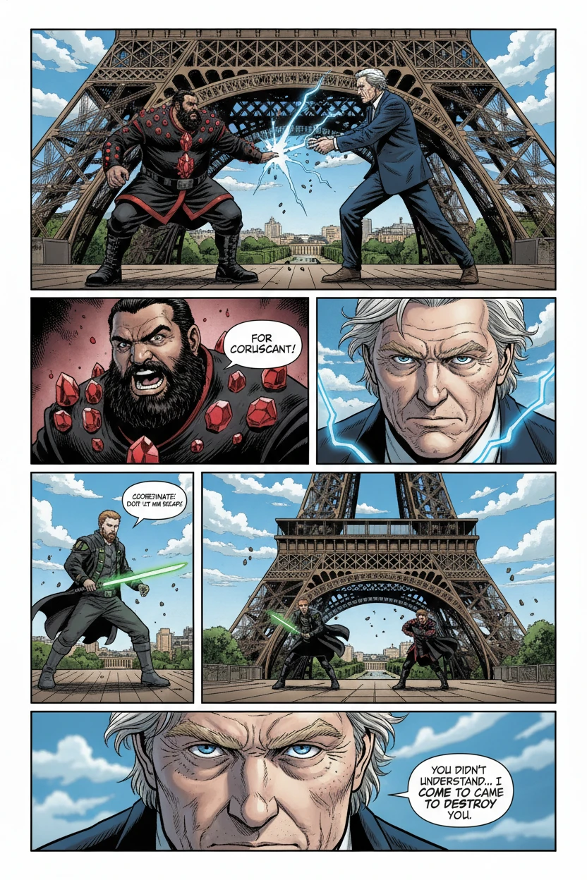 Combat à 3 au sabre laser - Page 2